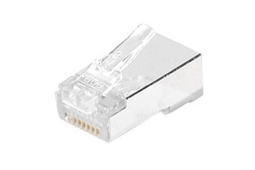 RJ45 Modularstecker Cat. 6A, STP, für Patchkabel, VPE 10 Stück