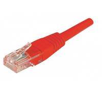 EXERTIS CONNECT - EXC Patch RJ45 cat.5e U/UTP Red 5m, 5 m, Cat5e, U/UTP (UTP), RJ-45, RJ-45