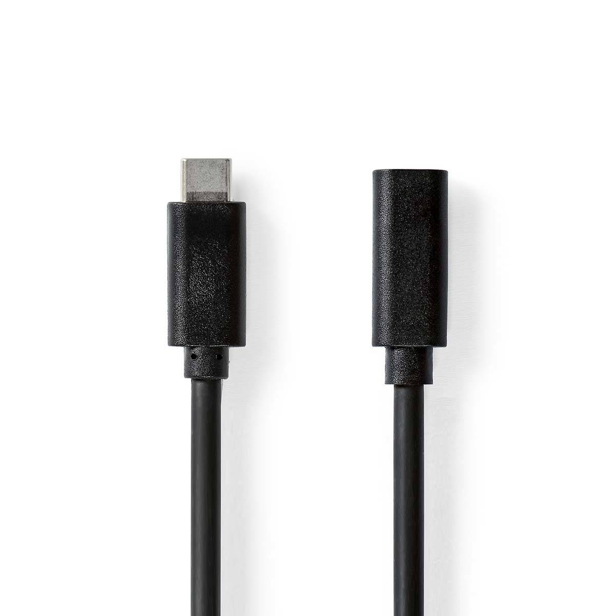 Nedis CCGL64010BK10 - 1 m - USB C - USB C - USB 3.2 Gen 1 (3.1 Gen 1) - 5000 Mbit/s - Schwarz