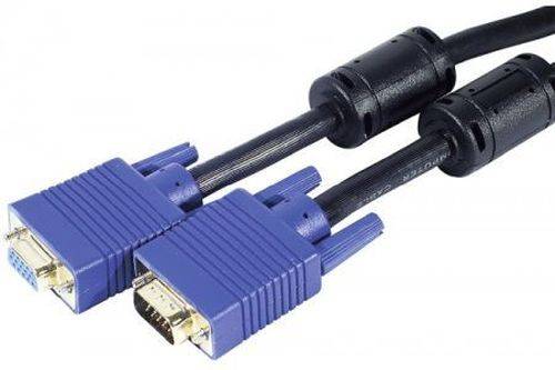EXERTIS CONNECT - CUC Exertis Connect 138841, 15 m, VGA (D-Sub), VGA (D-Sub), Männlich, Weiblich, Schwarz, Blau