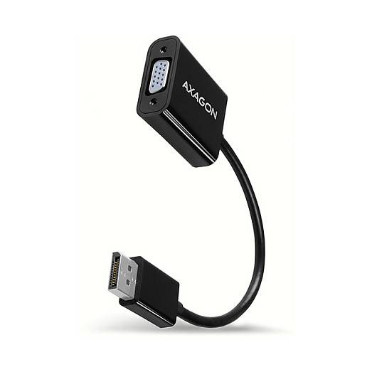AXAGON RVD-VGN DisplayPort auf VGA Adapter, WUXGA - schwarz Kabel & Adapter