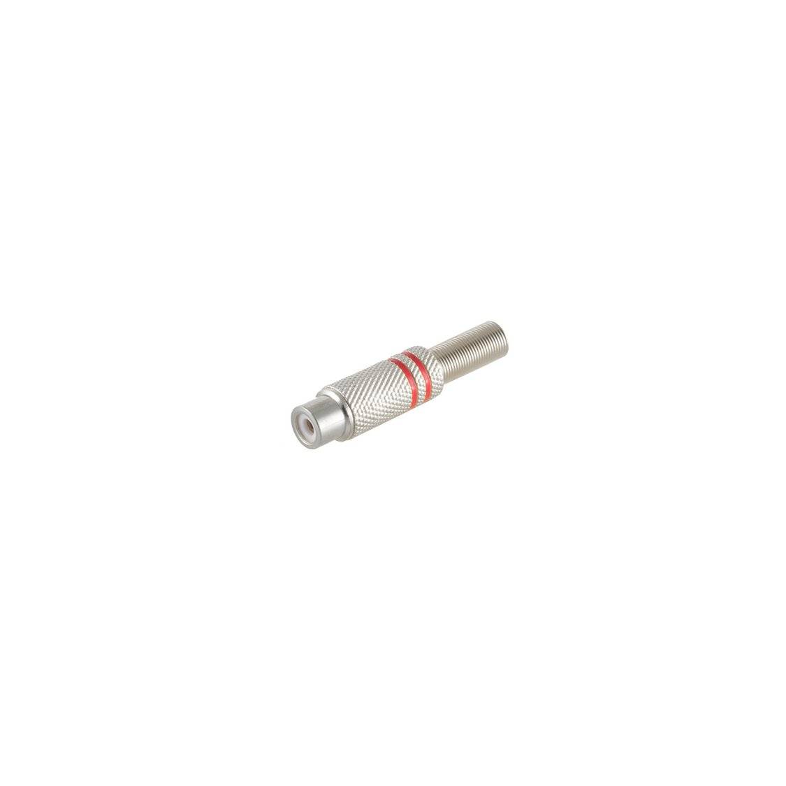 Cinchkupplung Metall 6mm, rot