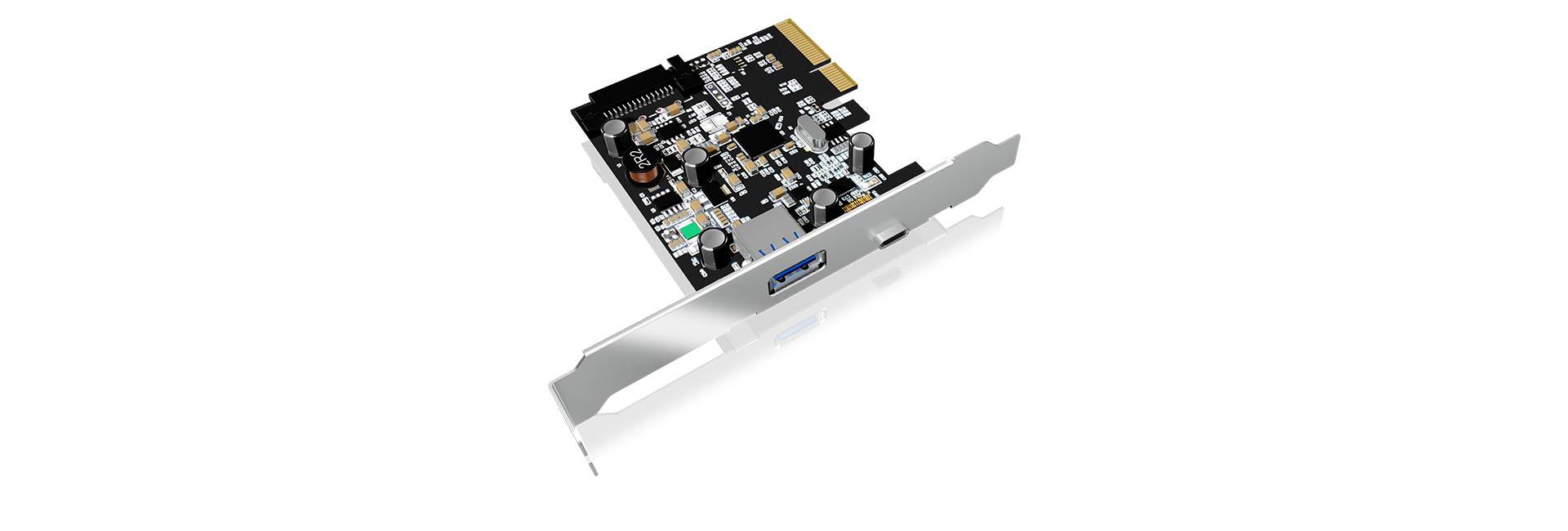 PCI Express Card IcyBox 2x USB3.1 Erweiterungsk. Typ-A+Ty