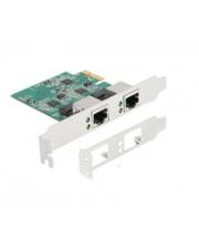 Delock PCI Express x1 Karte zu 2 x RJ45 2.5 Gigabit LAN RTL8125 PCI-Express