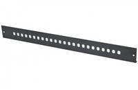 Dexlan 395419, Rackeinbau, 1U, Faser, ST/FC, Schwarz