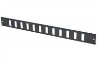 Dexlan 395418, Rackeinbau, 1U, Faser, SC Duplex /LC Quad, Schwarz