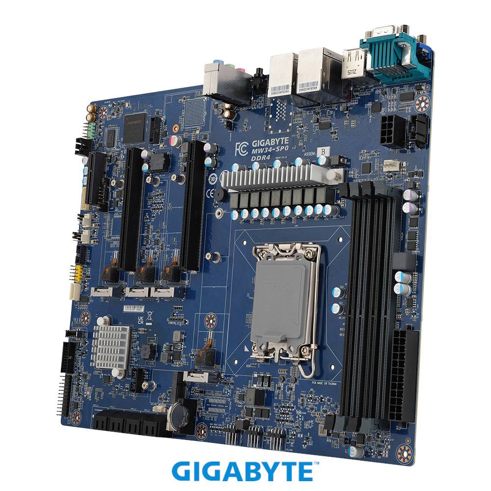Gigabyte Mainboard MW34-SP0 Rev.1.0 ATX Sockel 1700 DDR4-only Single
