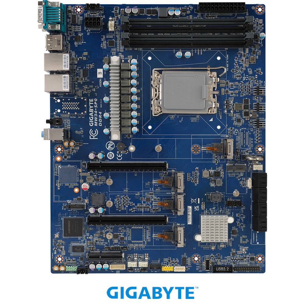 Gigabyte Mainboard MW34-SP0 Rev.1.0 ATX Sockel 1700 DDR4-only Single