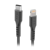 SBS TECABLELIGTC1K, 1 m, Lightning, USB C, Männlich, Männlich, Schwarz