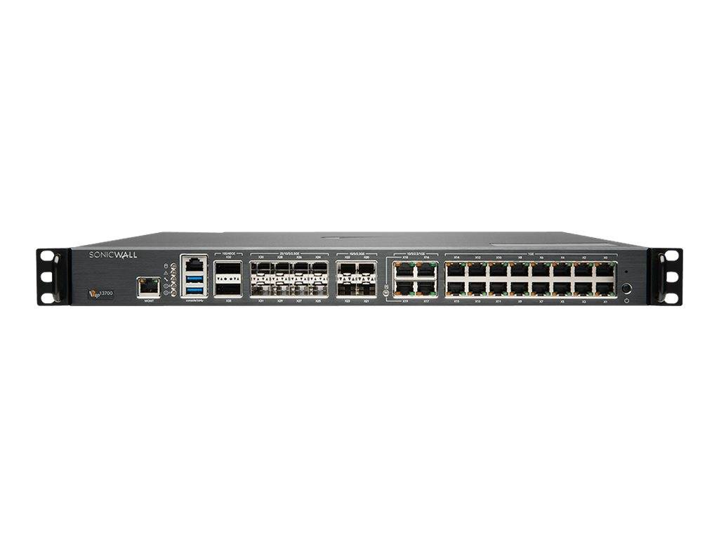 SonicWALL NSsp 13700 - Advanced Edition - Sicherheitsgerät - 40 Gigabit LAN, 100 Gigabit Ethernet, 5 GigE, 2.5 GigE, 25 Gigabit LAN - 1U - onicWALL