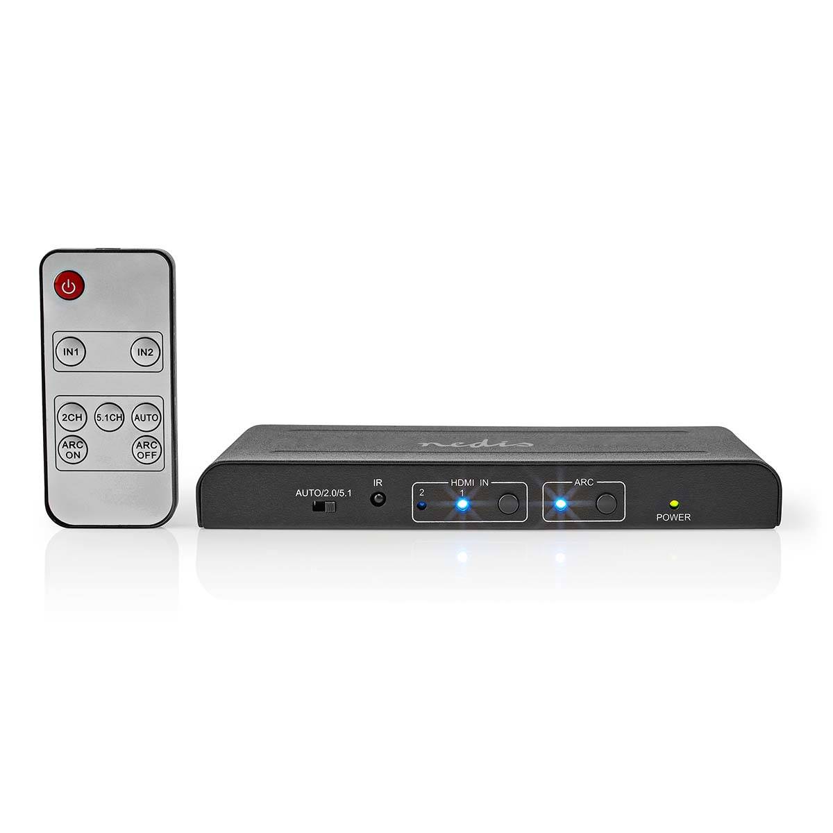 Nedis VEXT3480AT - Aktiver Videokonverter - 3840 x 2160 Pixel - 720p - 1080p - 36 Bit - RGB - 60 Hz