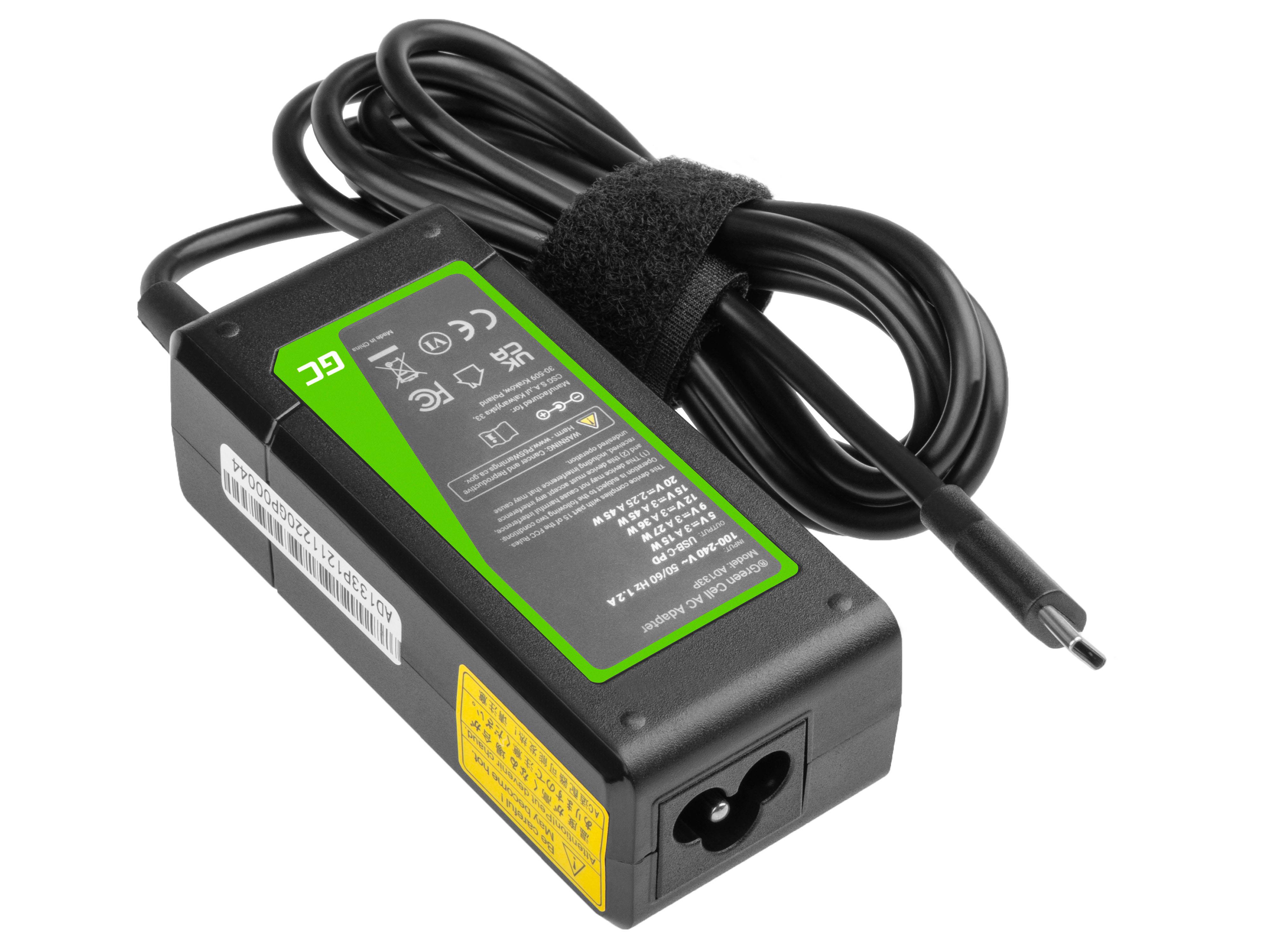 Green Cell PRO - Netzteil - USB-C - AC - 45 Watt