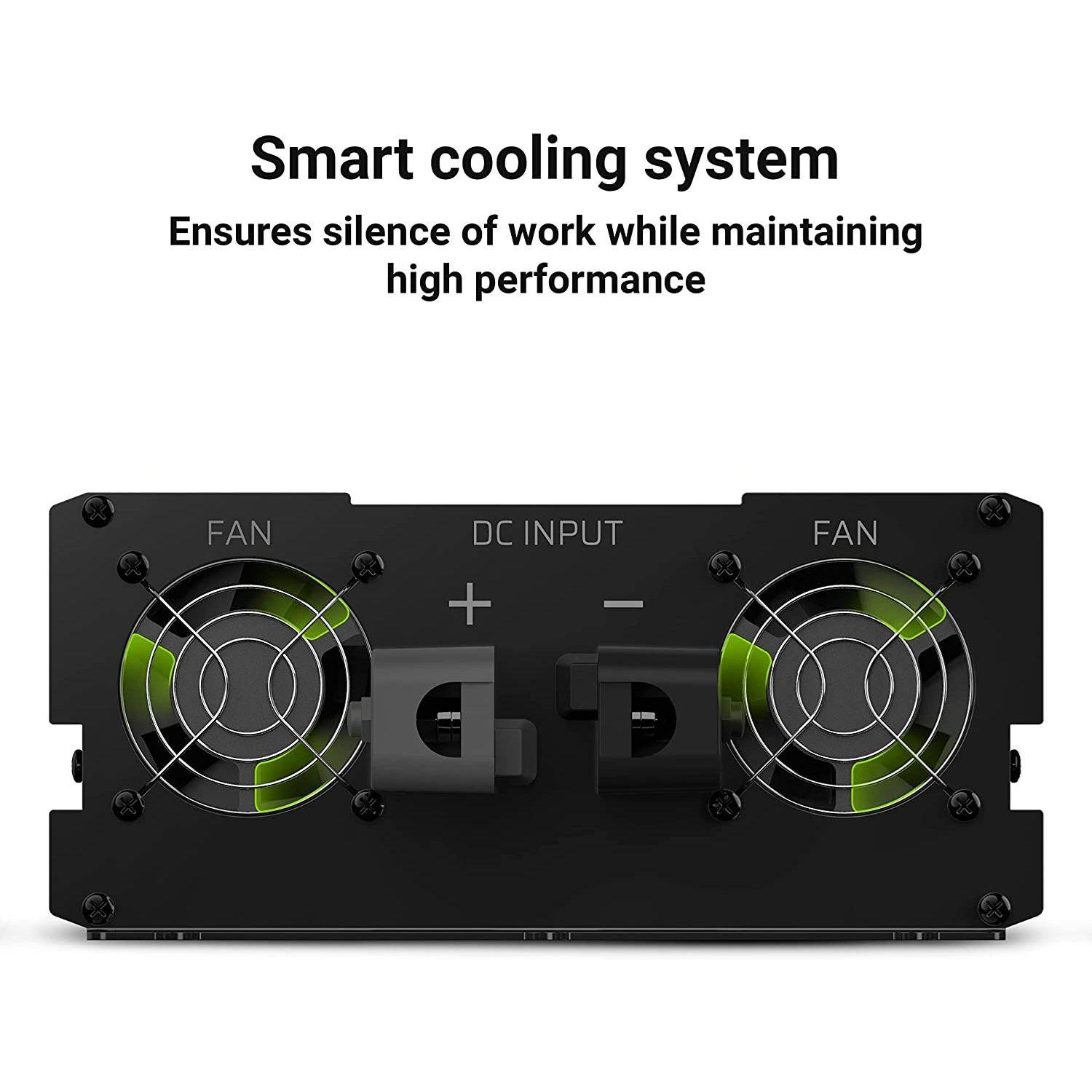 Green Cell INV24, Universal, Auto, 24 V, 1500 W, 230 V, DC-to-AC