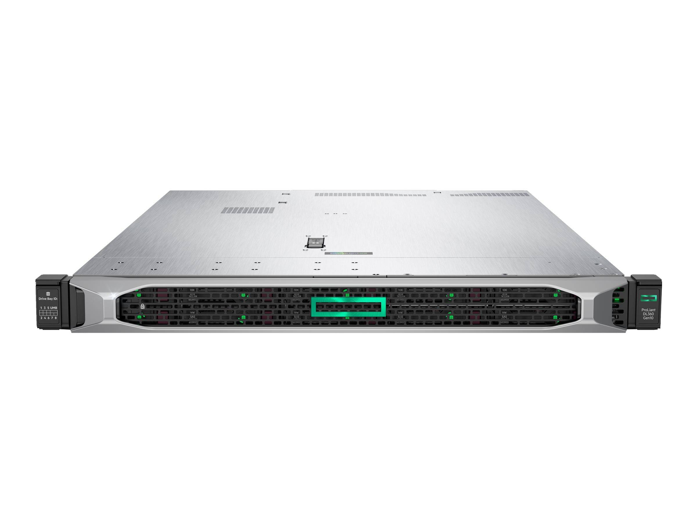 HPE ProLiant DL360 Gen10 High Performance - Premium 10 NVMe - Server - Rack-Montage - 1U - zweiweg - 2 x Xeon Gold 6130 / 2.1 GHz - RAM 64 GB