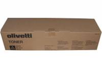 Ein Karton mit der Aufschrift „olivetti TONER