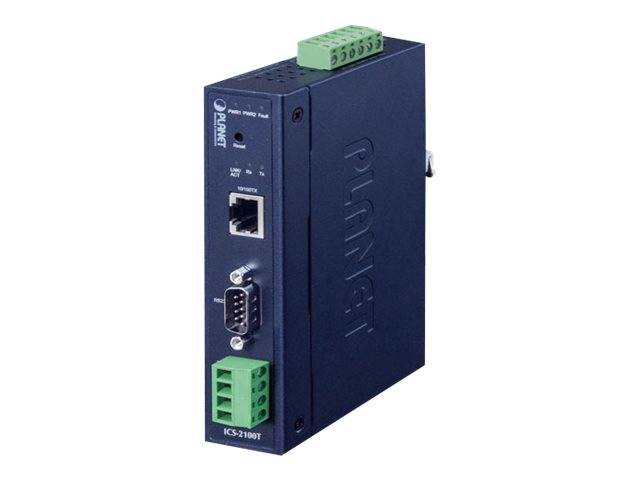 Planet ICS-2100T - Geräteserver - 100Mb LANRS-232 - RS-422 - RS-485 - AC 24 V /