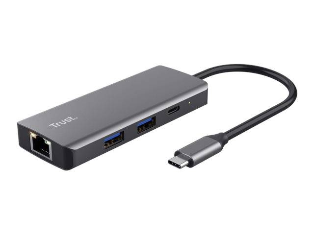 Trust Dalyx - Dockingstation - für Laptop - USB-C
