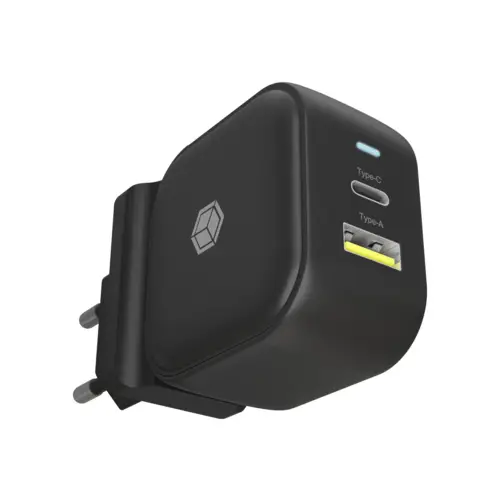 ICY BOX IB-PS106-PD - Netzteil - 38 Watt - 3 A - PD 3.0, QC 3.0 - 2 Ausgabeanschlussstellen (USB Typ A, 24 pin USB-C) ICY BOX IB-PS106-PD - Netzteil - 38 Watt - 3 A - PD 3.0, QC 3.0 - 2 Ausgabeanschlussstellen (USB Typ A, 24 pin USB-C)