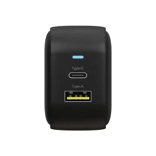 ICY BOX IB-PS106-PD - Netzteil - 38 Watt - 3 A - PD 3.0, QC 3.0 - 2 Ausgabeanschlussstellen (USB Typ A, 24 pin USB-C) ICY BOX IB-PS106-PD - Netzteil - 38 Watt - 3 A - PD 3.0, QC 3.0 - 2 Ausgabeanschlussstellen (USB Typ A, 24 pin USB-C)