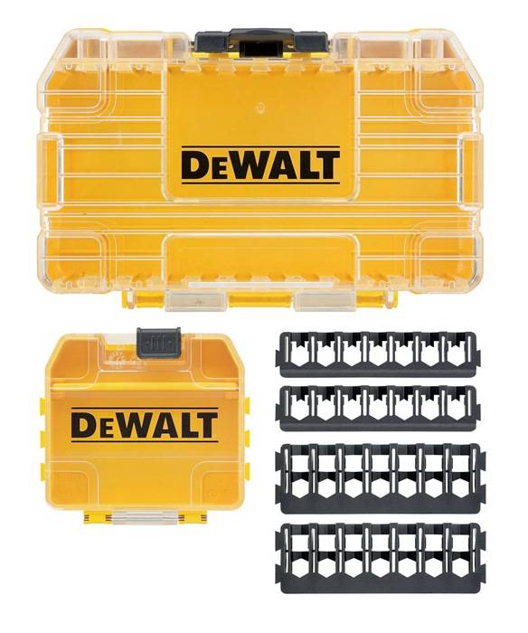 Koffer DT70801 TOUGHCASE leer klein m.Halterungen DEWALT