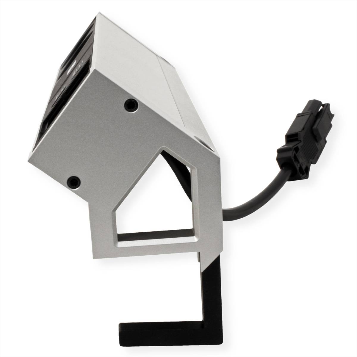 BACHMANN DESK2 2xUTE 1xUSB A&C 22W 1xCM 0,2m GST18 INOX