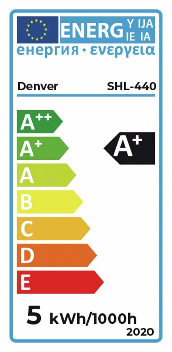 DENVER LED-Lampe SHL-440, GU10, 300 lm, EEK G, Reflektor, WW/NW