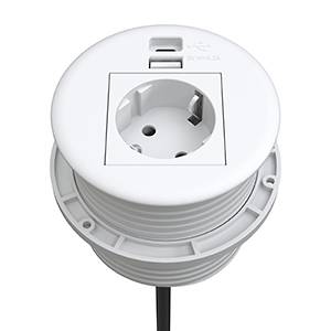 Kindermann CablePort table weiß