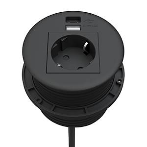 Kindermann CablePort table schwarz