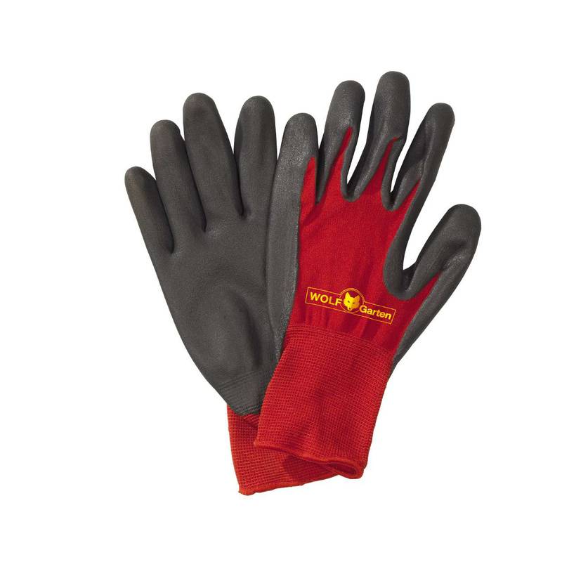 WOLF-Garten GH-BO 8 - Gartenhandschuhe - Schwarz - Rot - Spezifisch - Wash 30 °C