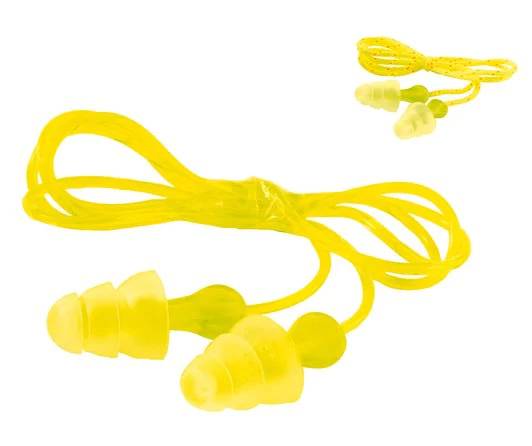3M PN01006 - Wiederverwendbarer Ohrstöpsel - Normal - im Ohr - Gelb - Verkabelt - 29 dB