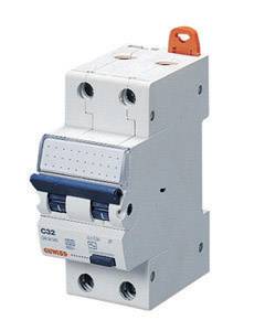 Gewiss FI/LS-Schalter MDC100 FI/LS B13/0.03A 2P A 10KA 2TE