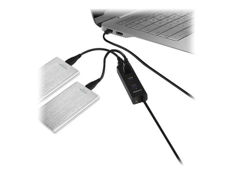 AXAGON HUE-S2BP - Hub - 4 x SuperSpeed USB 3.0Desktop