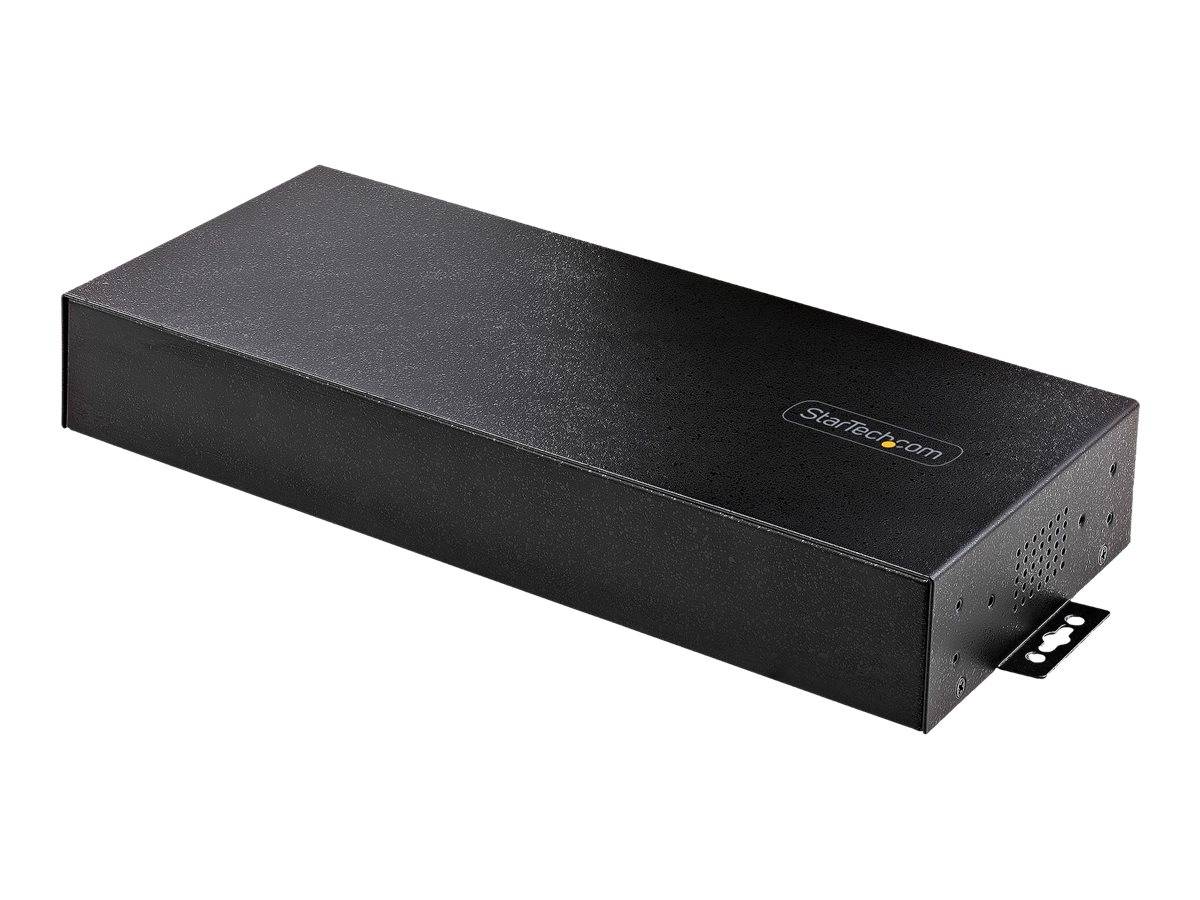 StarTech.com 16-Port Industrial USB 3.0 Hub 5Gbps, Metal, DIN/Surface/Rack Mountable, ESD Protection, Terminal Block Pow