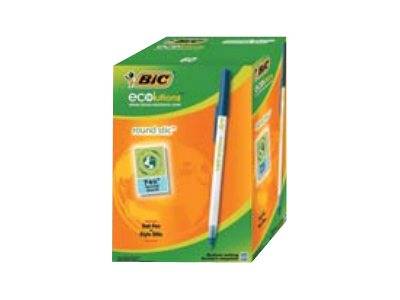 BIC ECOlutions round stic - Kugelschreiber - Blau - 1 mm - Mittel (Packung mit 60)