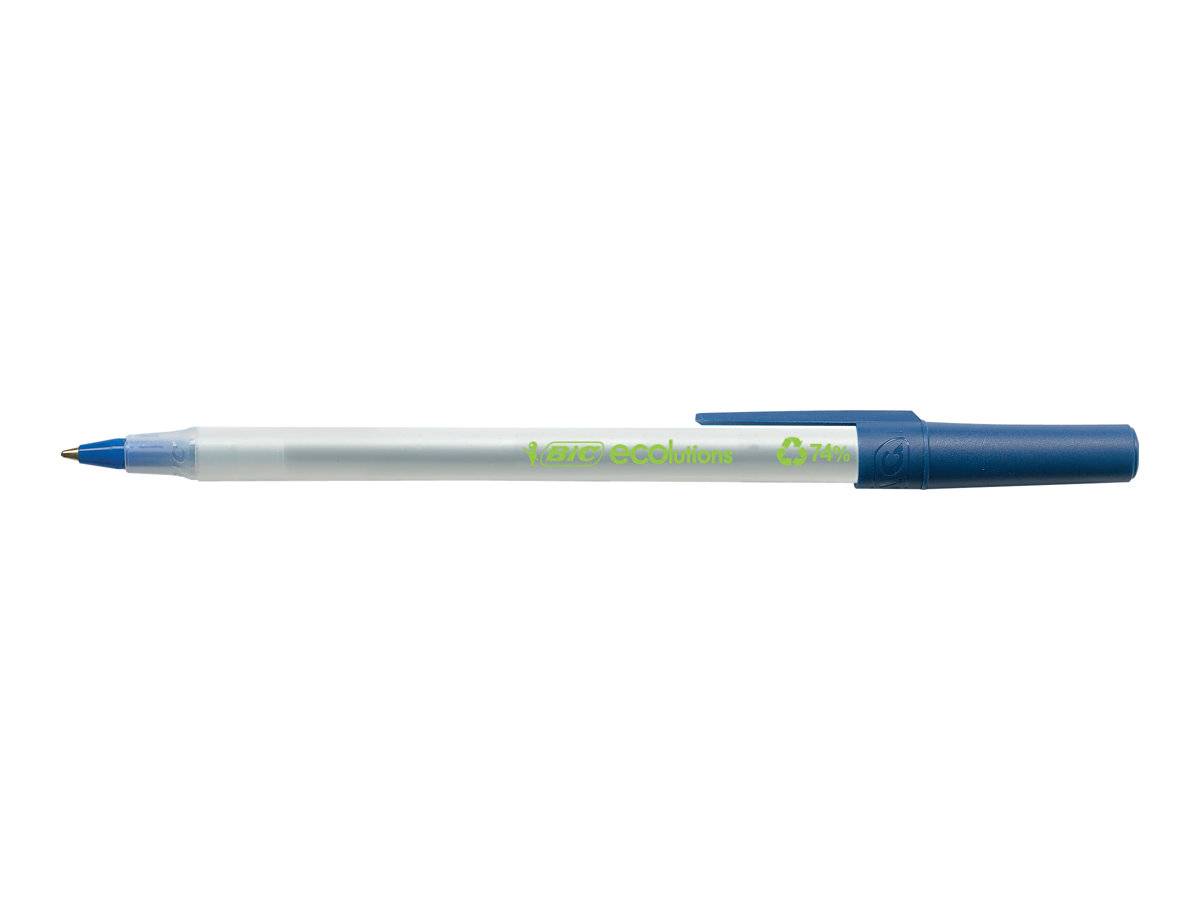 BIC ECOlutions round stic - Kugelschreiber - Blau - 1 mm - Mittel (Packung mit 60)