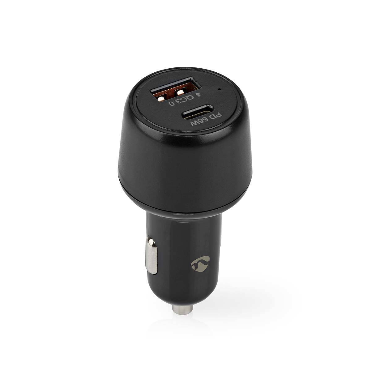 Nedis Car Charger - Auto - Zigarettenanzünder - 20 V - Schwarz