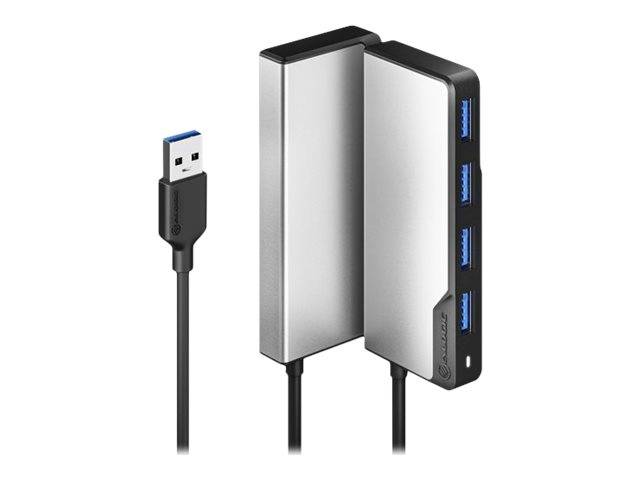 Alogic USB-A Fusion SWIFT 4-in-1 Hub - Hub - 4 x USB 3.2 Gen 1