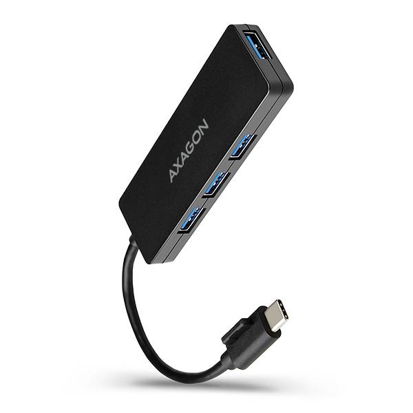 AXAGON HUE-G1C - USB 3.2 Gen 1 (3.1 Gen 1) Type-C - USB 3.2 Gen 1 (3.1 Gen 1) Type-A - 5000 Mbit/s - Schwarz - 0,14 m - China