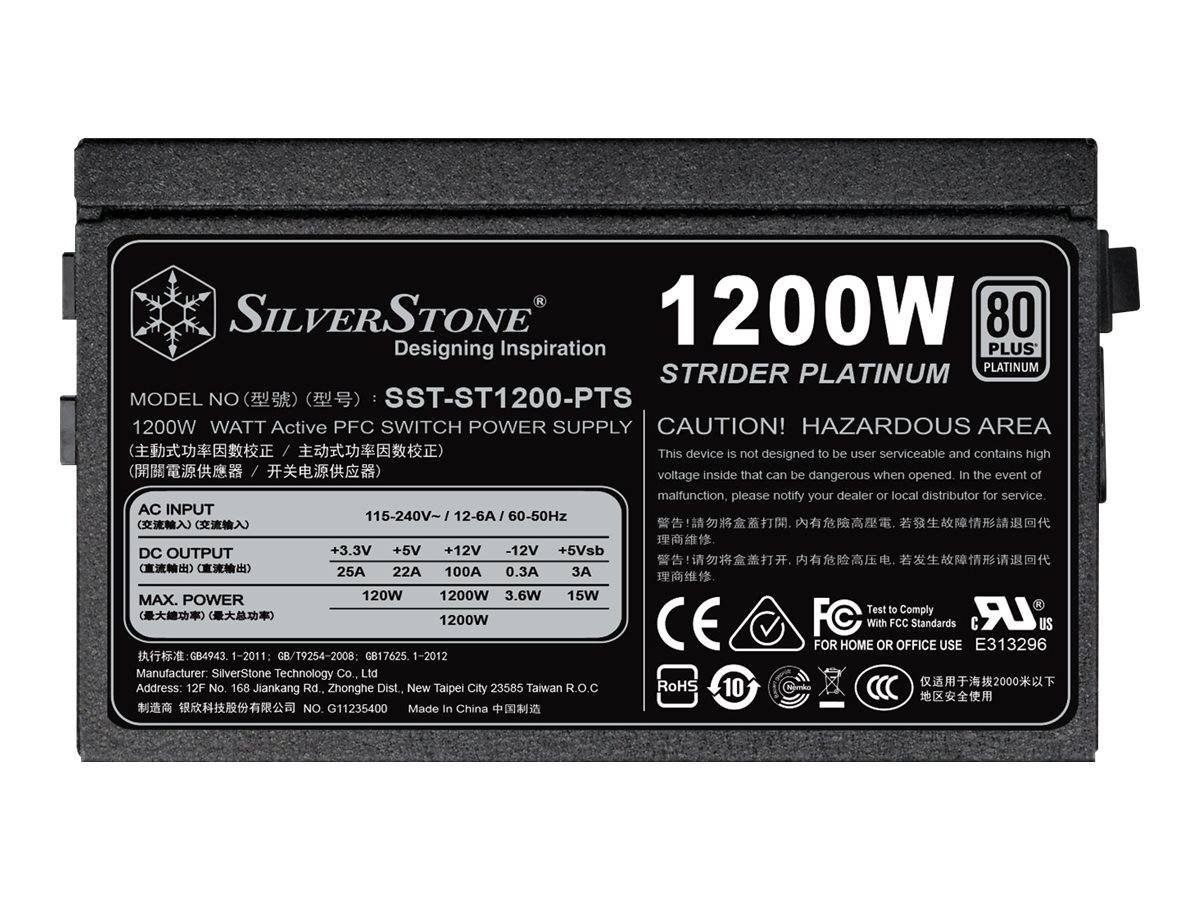 SilverStone Strider Platinum series ST1200-PTS - Netzteil (intern)