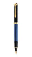Pelikan Tintenroller R800 Schwarz-Blau Etui - Gold; Schwarz