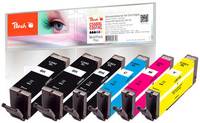 Peach PI100-188 - Kompatibel - Schwarz - Cyan - Magenta - Foto schwarz - Gelb - Canon - Multi pack - Pixma IP 7200 Seri