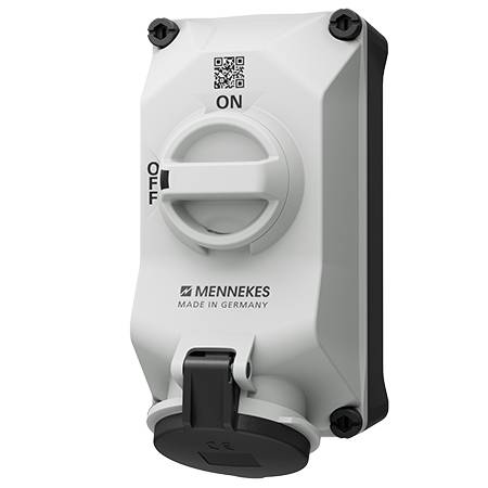 Mennekes Wandsteckdose 5603507G DUO 32A5P7h 500V IP44