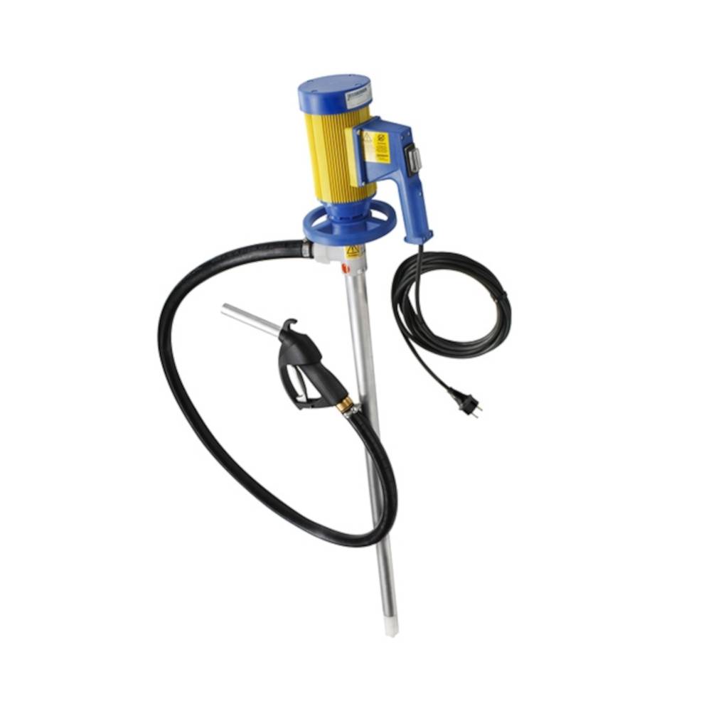 Fasspumpen Set JP-280 - Diesel Öl Frostschutz - 112 l/min - 230 V - 16 m Förderhöhe - Aluminium mit Edelstahlwelle - 1200 mm