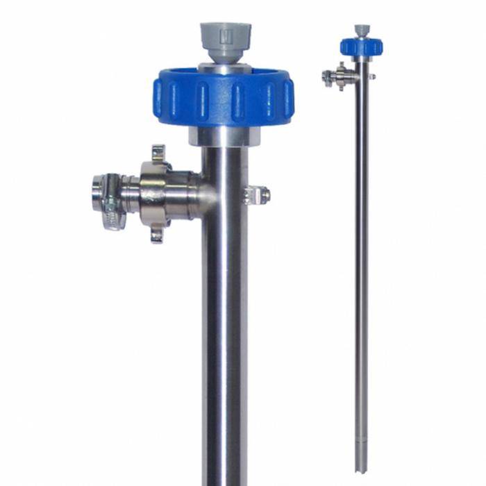Laborpumpwerk - Edelstahl - Edelstahl-Antriebswelle - Ø 32 mm - Tauchrohrlänge 700 mm