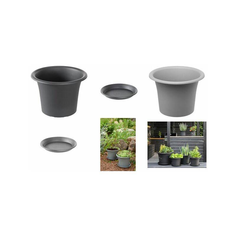 orthex Untersetzer BOTANICA, Durchmesser: 340 mm, schwarz