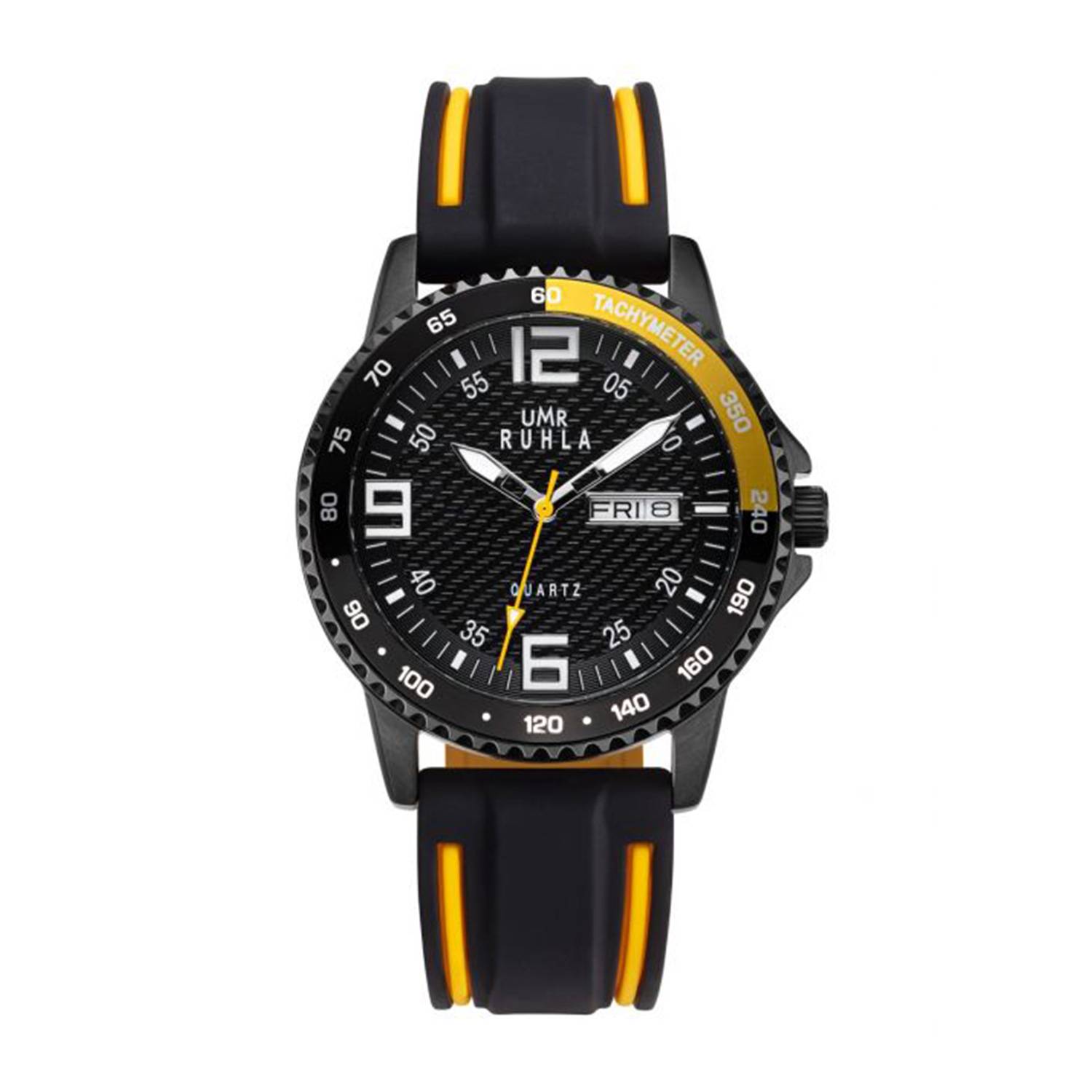 UMR RUHLA Armbanduhr, Quarz, analog, Silikonarmband, Edelstahl, 10 bar