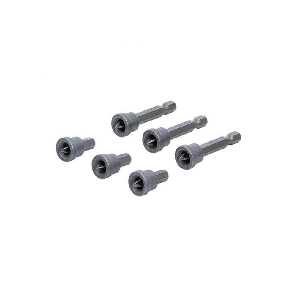 Bit-Satz - mit Tiefenstopp - Antrieb Außensechskant 6,3 mm (1/4 '') - 6-tlg.