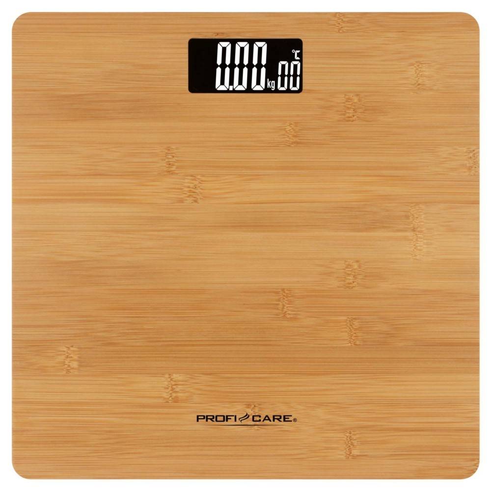 PROFI CARE Personenwaage m.Therm. PC-PW 3103 Bambus