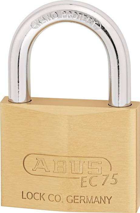 Zylindervorhangschloss 75/60 gl.-7561 Schlosskörper-B.60mm MS gl.ABUS