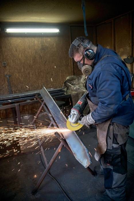 Schruppscheibe A 24 Extra D150xS6mm gekr.STA Bohr.22,23mm KLINGSPOR